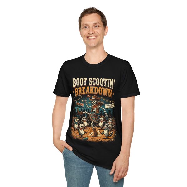 Boot Scootin' Breakdown T-Shirt — Western Saloon Cowboy Dance