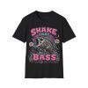 Shake That Bass T-Shirt — Retro Fish Skeleton Graphic Tee
