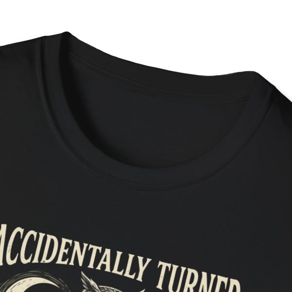 T-Shirt — "I Accidentally Turned One Thought Into a Trillion" Owl Tee