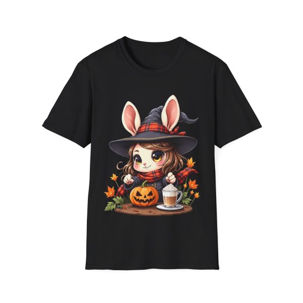 Witch Bunny Halloween T-Shirt — Cute Pumpkin Fall Graphic Tee