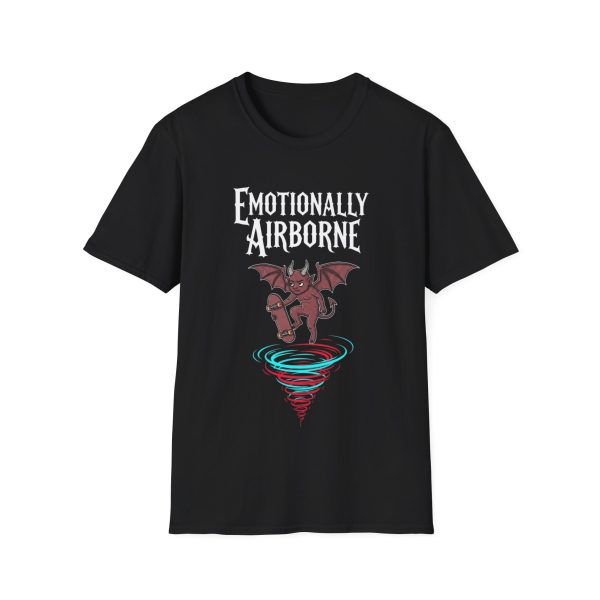 Emotionally Airborne T-Shirt — Gothic Demon Graphic Tee