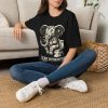 Elephant Graphic T-Shirt — "Do Not Disturb My Peace" Relaxed Tee