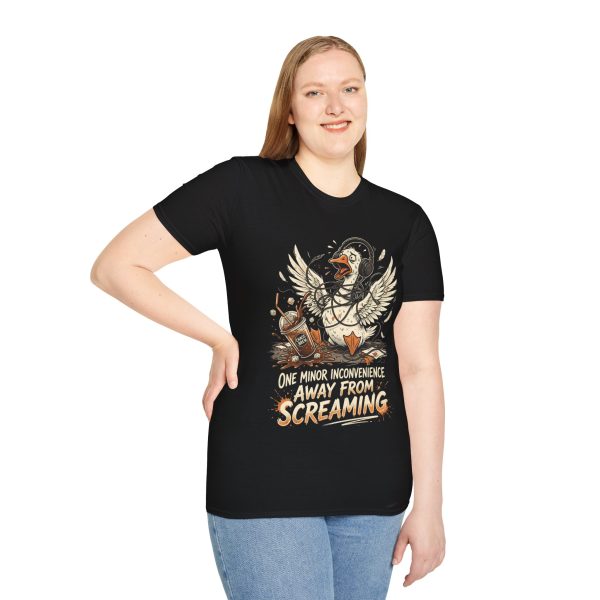 4259529685705299487_2048.jpeg Duck Pilot T‑Shirt — "One Minor Inconvenience Away From Screaming"