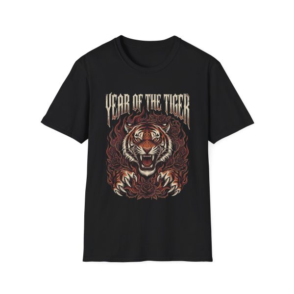 4442758076356412197_2048.jpeg Year of the Tiger T-Shirt — Vintage Roaring Tiger Graphic Tee