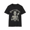Queen of the Kitchen T-Shirt — Skull Crown Skeleton Chef Graphic Tee