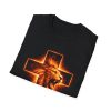 4976510269203216340_2048.jpeg Fiery Lion Cross T-Shirt — Christian Lion of Judah Tee