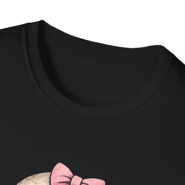 Skull With Bow T-Shirt — "Sweet Face, Zero Patience" Graphic Tee