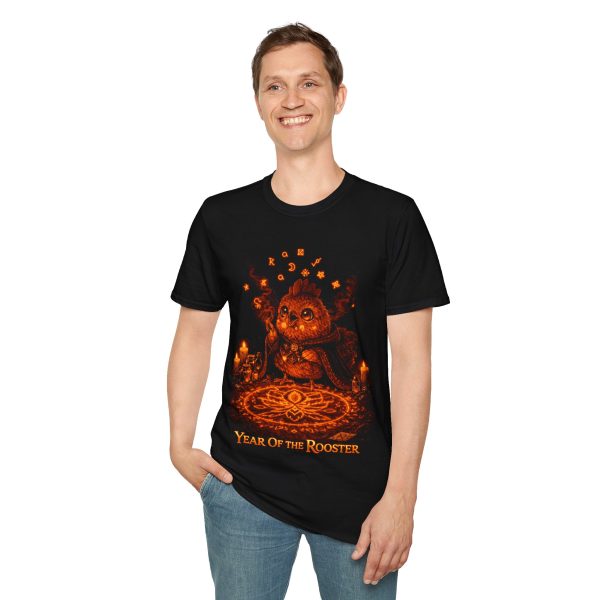 Year of the Rooster T-Shirt — Cute Mystic Firebird Illustration