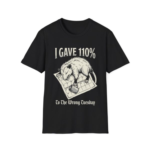 5985051466788200346_2048.jpeg I Gave 110% To The Wrong Cues T-Shirt — Funny Over committed Wolf Tee