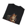 Cat T-Shirt — "Leave Me to My Scroll" Funny Retro Cat Graphic Tee