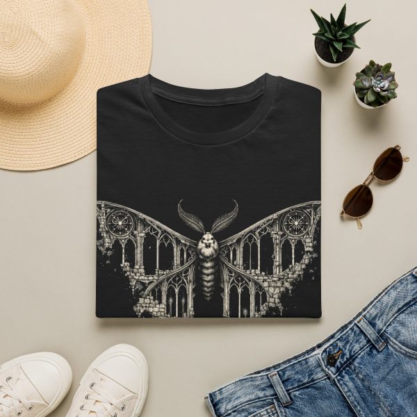 6593774624627350086_2048.jpeg Gothic Moth Cathedral T-Shirt — Haunted Moth Graphic Tee