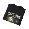 6626005935528990929_2048.jpeg Touch Grass They Said — Graphic T‑Shirt (Moonlit Skeleton Garden)