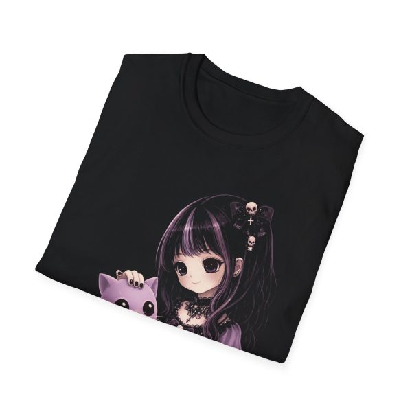 Gothic Kawaii Girl T-Shirt — Cute Dark Lolita Anime Tee
