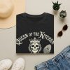 Queen of the Kitchen T-Shirt — Skull Crown Skeleton Chef Graphic Tee
