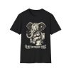 Elephant Graphic T-Shirt — "Do Not Disturb My Peace" Relaxed Tee