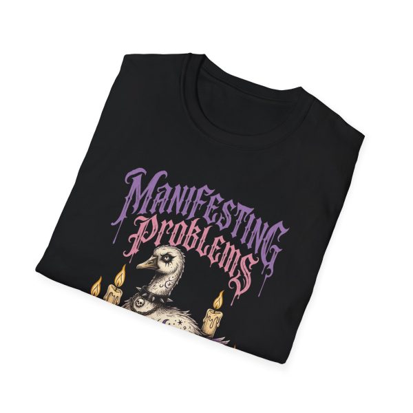 Manifesting Problems T-Shirt — Occult Bird & Candle Gothic Tee