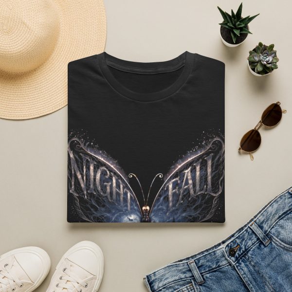 7364456788605402984_2048.jpeg Nightfall Butterfly T-Shirt — Moonlit Gothic Graphic Tee