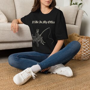 I'll Be In My Office Fishing T-Shirt — Funny Fisherman Tee