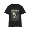 7847013230801046295_2048.jpeg Touch Grass They Said — Graphic T‑Shirt (Moonlit Skeleton Garden)