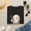 Coffee Ghost T-Shirt — "Running on Coffee and Hope" Cute Ghost Tee
