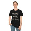 Spooky. Tired. Graphic Tee — Halloween Funny Fall Shirt