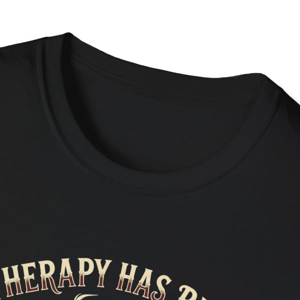 My Therapy Has Butter In It T-Shirt — Vintage Baker Cooking Humor Tee