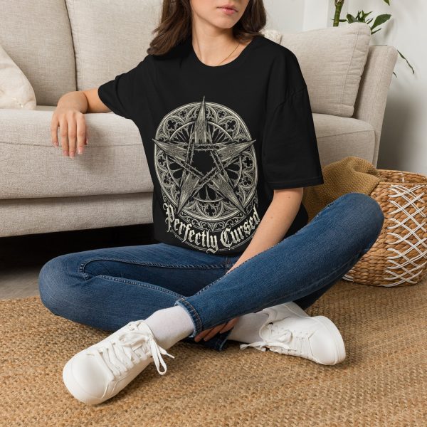 852630351910423415_2048.jpeg Pentagram Gothic Tee — "Perfectly Cursed" Graphic T-Shirt