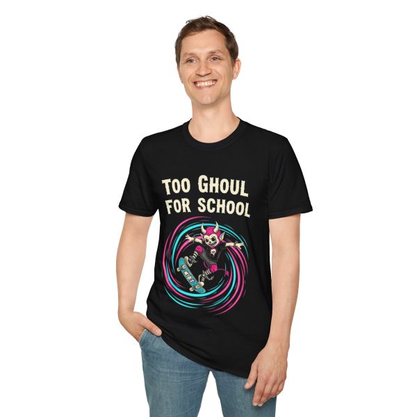 Too Ghoul For School T-Shirt — Retro Skateboarding Ghoul Tee