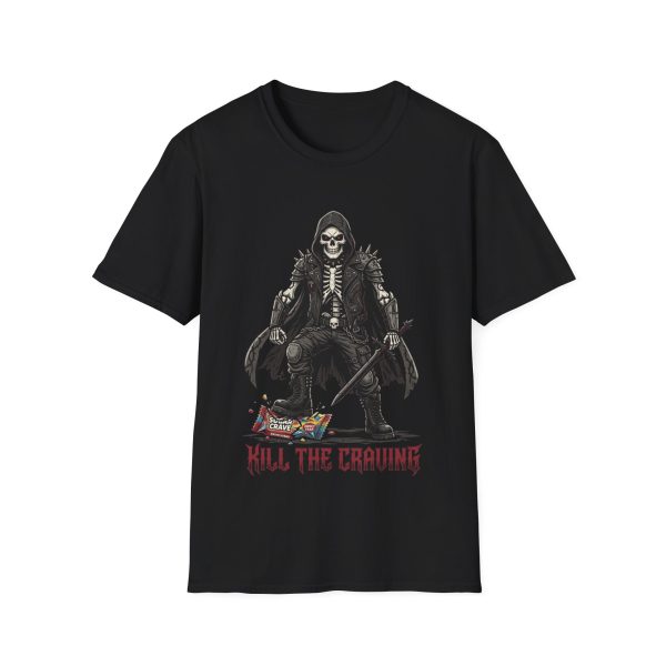 Grim Reaper Graphic T-Shirt — 'King of the Dead' Gothic Skull Tee