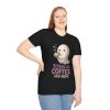 Coffee Ghost T-Shirt — "Running on Coffee and Hope" Cute Ghost Tee
