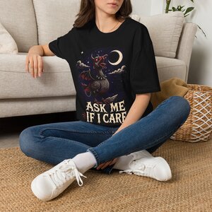 980299792212051185_2048.jpeg Ask Me If I Care Bat Moon T-Shirt