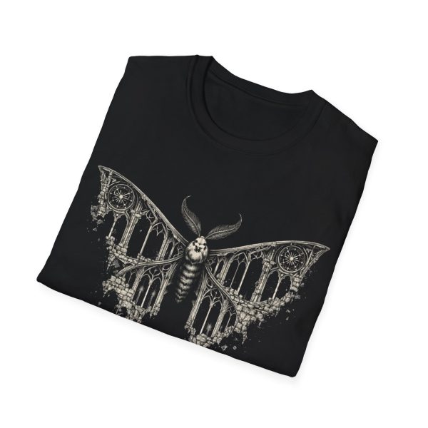 9925306577530991840_2048.jpeg Gothic Moth Cathedral T-Shirt — Haunted Moth Graphic Tee