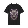 10650112095418666208_2048.jpeg Skeleton Ribcage T-Shirt — 'Too Good No School' Gothic Halloween Tee