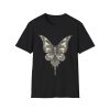 11146815379473784403_2048.jpeg Gothic Moth T-Shirt — Vintage Monochrome Butterfly Graphic Tee