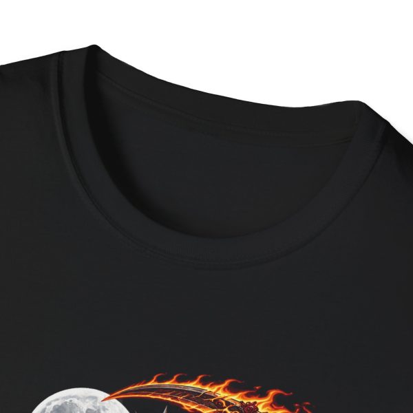 11532358720814076690_2048.jpeg Witch Queen Scythe T-Shirt — Gothic Moonlight Sorceress Tee