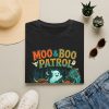 Moo & Boo Patrol T-Shirt — Cute Spooky Ghost Farm Tee for Halloween