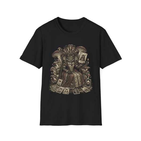 Tarot Throne T-Shirt — Gothic Fortune-Teller Tarot Card Graphic Tee