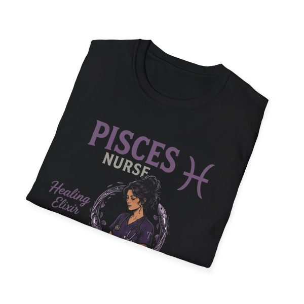 Pisces Nurse T‑Shirt — Zodiac Nurse Gift, Healing & Compassion Design