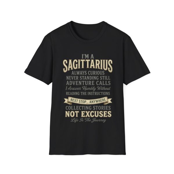 12694472567515735368_2048.jpeg Sagittarius Zodiac T-Shirt — "I'm a Sagittarius" Adventure Seeker Tee