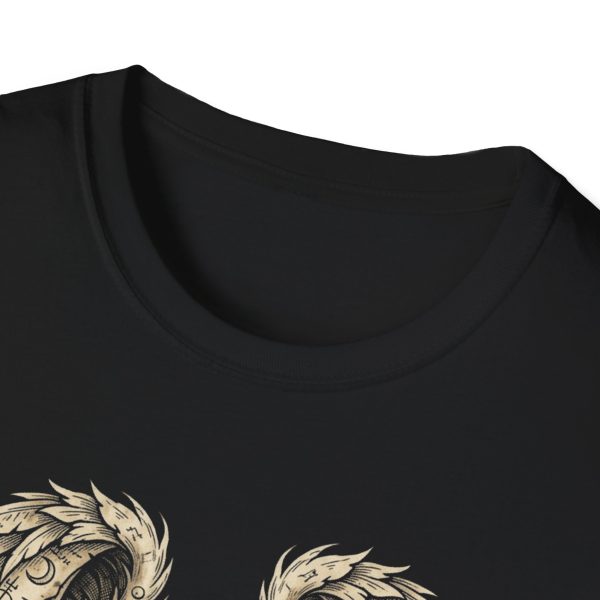Skull Wings T-Shirt — "I Read The Warning" Graphic Tee