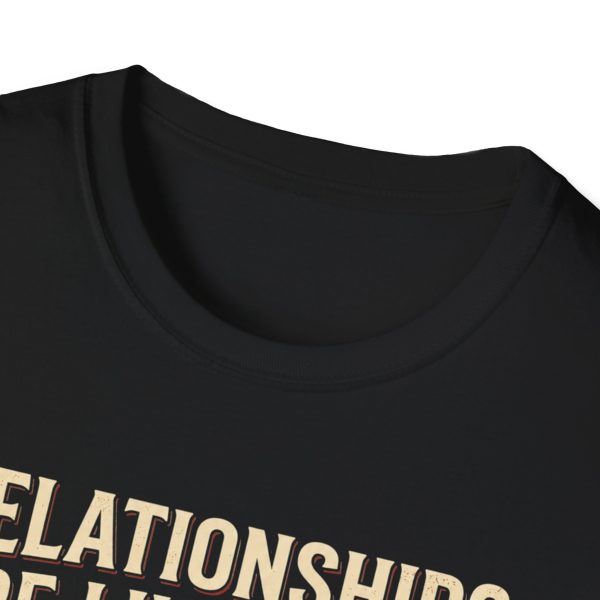 12974007808508379090_2048.jpeg Relationships Are Like Poker T-Shirt — Funny Card Game Quote Tee