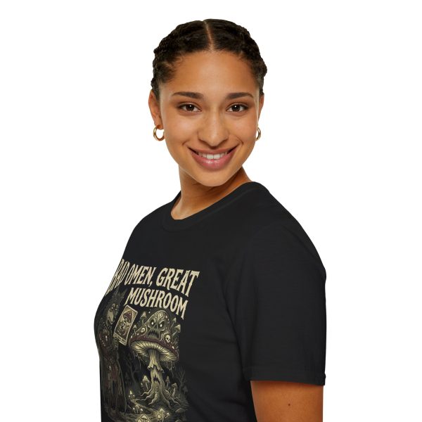 13015259666064764825_2048.jpeg Bad Omen, Great Mushroom T-Shirt — Dark Fantasy Mushroom Tarot