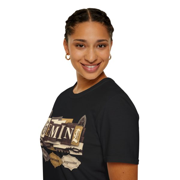 Gemini Zodiac T-Shirt — Astrology Tee (Dual • Curious • Expressive)