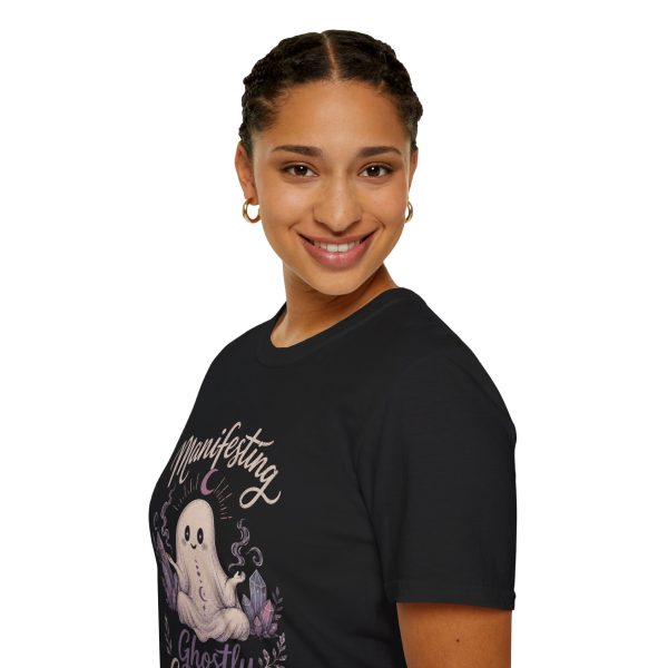 Ghost Tee - "Manifesting Ghostly Good Vibes" Graphic T-Shirt