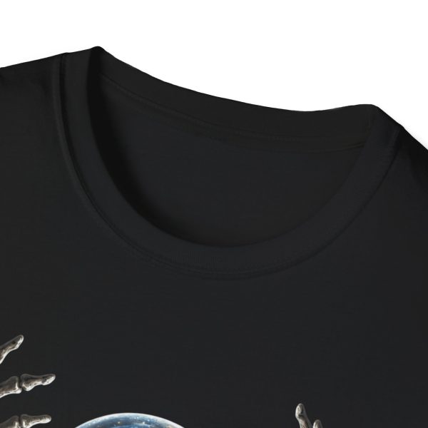13556873412384459285_2048.jpeg Mystic Orb Skeleton Hands T-Shirt — Gothic Cosmic Eye Tee