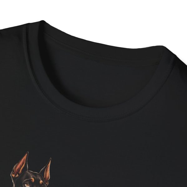 T‑Shirt — "I Have No Regrets, They Started With Talking" Doberman