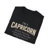Capricorn Zodiac T‑Shirt – "I'm a Capricorn" Motivational Astrology Tee