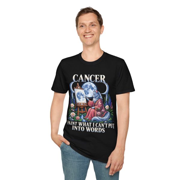 Cancer Zodiac Artist T-Shirt — "I Paint What I Can't Put Into Words"