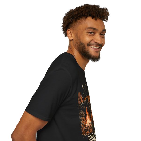 14724452409084976017_2048.jpeg Too Tired to Yeehaw Cowboy T-Shirt — Funny Western Campfire Tee