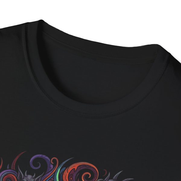 Psychedelic Beetle T-Shirt — Retro VW Car with Colorful Swirl Art